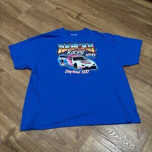 NASCAR Blue Racing '48 Daytona 500 Graphic Short Sleeve Cotton Men's Tee Shirt